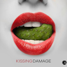 Kissing Damage Cover. Graphic Design project by Marcos Rodríguez González - 07.14.2020