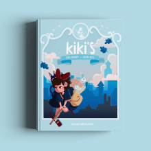 Studio Ghibli Book covers. Un proyecto de Ilustración tradicional, Diseño editorial e Ilustración infantil de Stephany Mesa - 15.07.2020