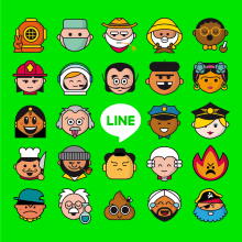 1000 Emojis para Line. Design, Traditional illustration, Graphic Design, Vector Illustration & Icon Design project by Rebombo estudio - 07.15.2020