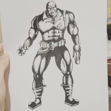 Mi Proyecto del curso: Ilustración para cómics: anatomía de un superhéroe. Un proyecto de Cómic, Dibujo y Dibujo anatómico de Manuel Alamo Ramírez - 17.07.2020