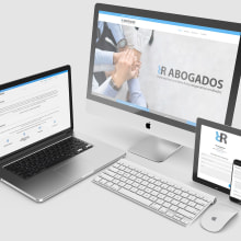 Página web RRAbogados. Desenvolvimento Web projeto de Enrique Encinar - 02.06.2018