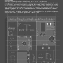 Vivienda 200 m2. Architecture project by Eugenia Ibarra - 09.21.2019