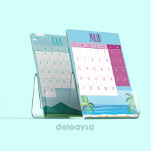 Calendario 2020. Design gráfico projeto de Marta Ramírez de Loaysa - 01.07.2020