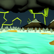 Titan Tower of Fate: Modelado de escenarios low poly para videojuegos. Un proyecto de 3D de Matías Bavastro - 22.07.2020