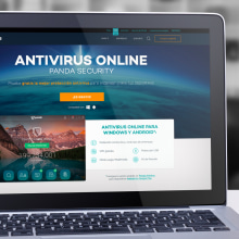 Panda Antivirus: Portal Web. Projekt z dziedziny Design, Projektowanie graficzne i Web design użytkownika Álex G. Mingorance - 06.05.2019