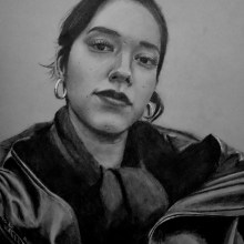 Mi proyecto final, mujer desafiante. Pencil Drawing, Portrait Drawing, and Artistic Drawing project by Adan Srod - 07.25.2020