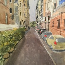 Mi Proyecto del curso: Paisajes urbanos en acuarela. Un proyecto de Bellas Artes de Nicolas Stockar Rodriguez - 26.07.2020
