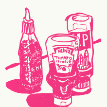 Pink sauce. Un proyecto de Dibujo de Nick Peill - 27.07.2020