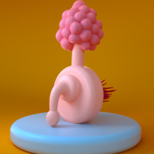 Plumbus - Rick y Morty. Un proyecto de Modelado 3D de Laura Beneto - 22.07.2020