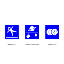 Diseño de pictogramas para un futuro interplanetario. Design de pictogramas projeto de Jesus Chavarria - 27.07.2020