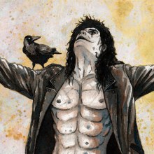 The Crow. Traditional illustration project by Jose González Ruiz - 07.28.2020