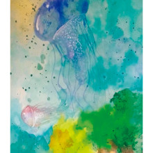 Mi Proyecto del curso: Técnicas modernas de acuarela. Watercolor Painting project by Yenny Luzardo - 07.31.2020