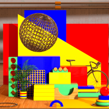 My project in Abstract Compositions with Cinema 4D course. 3D, and 3D Modeling project by danjaa2014 - 07.31.2020