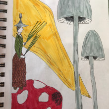 My project in The Art of Sketching: Transform Your Doodles into Art course. Ilustração infantil e Ilustração com tinta projeto de Lauren Schauf - 31.07.2020