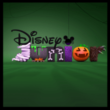 Logo Disney Junior para Insert. 3D, e Modelagem 3D projeto de Luis Hernandez - 18.10.2018