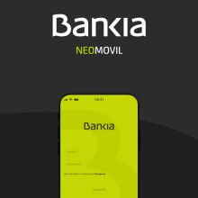 BANKIA App Neo Móvil. UX / UI, Information Architecture, Digital Marketing, Digital Design, and App Design project by Juan Manuel Durán - 08.04.2020