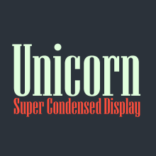 Unicorn — Display Font. Br, ing, Identit, Graphic Design, T, and pograph project by David Matos - 10.08.2019