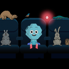 BOLID, The Little Meteor. Animação, e Design de personagens projeto de Caramel - 29.07.2015