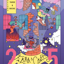 FABRA I COATS - BRICKTOPIA. Animation, Character Design, Character Animation, Creativit, Poster Design, and Digital Drawing project by Miren Bihotz Goiriena - 05.05.2020