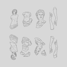 De(s)construir. Traditional illustration, Character Design, Graphic Design, Drawing, Tattoo Design, Digital Design, and Figure Drawing project by Miren Bihotz Goiriena - 03.25.2020