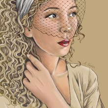TERESA. Traditional illustration project by Ana Sentieri - 08.06.2020