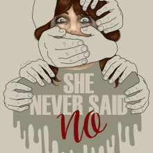 SHE NEVER SAID NO. Traditional illustration project by Ana Sentieri - 08.06.2020