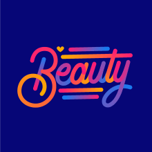 Beauty. Design gráfico, Tipografia, Lettering, e Lettering digital projeto de José Manuel Jorge Cordero - 06.06.2020