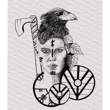 Mi Proyecto del curso: Diseño e ilustración digital de tatuajes con Procreate. Tattoo Design project by Ayoze Magua - 08.06.2020