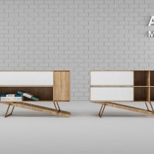 ALFIZ mobiliario . Un proyecto de 3D, Arquitectura, Diseño de interiores, Post-producción fotográfica		, Creatividad, Modelado 3D, Decoración de interiores, Instagram y Diseño 3D de Alexander Pulido meralla - 08.08.2020