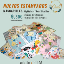 Mascarillas Kiliak anuncios. Design de cartaz projeto de Luis Caparrós Pérez - 08.08.2020