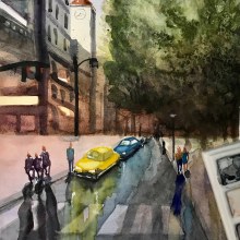Mi Proyecto del curso: Paisajes urbanos en acuarela. Un proyecto de Bellas Artes de Cristina Trujillo González - 11.08.2020
