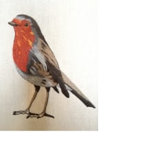 Mi Proyecto del curso: Pintar con hilo: técnicas de ilustración textil. Bordado projeto de Paz - 11.08.2020