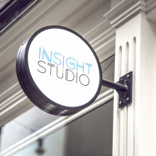 Logotipo Insight Studio. Design projeto de Jesus Morales Mijares - 06.03.2017