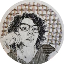 Mi Proyecto del curso: Creación de retratos bordados. Bordado projeto de Nelly Tobón - 13.08.2020