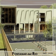 Centro polideportivo: FONTANAR DEL RIO. Un proyecto de 3D, Arquitectura, Arquitectura interior, Creatividad, Arquitectura digital e Ilustración arquitectónica de Alejandro Vanegas - 15.08.2018