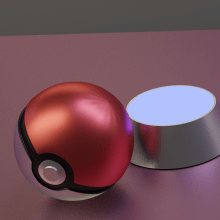 Pokeball & badge Ein Projekt aus dem Bereich 3D und 3-D-Modellierung von Javier Castañeda - 15.08.2020