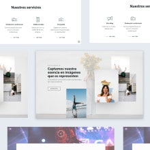 Diseño web agencia marketing y rrss. Un proyecto de Diseño Web, CSS, HTML y Diseño digital de Raquel Martínez Crespo - 17.11.2020