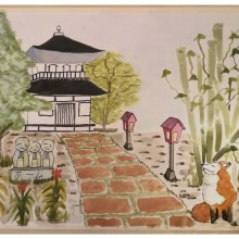 Mi Proyecto del curso: Ilustración en acuarela con influencia japonesa. Un proyecto de Bellas Artes, Creatividad, Dibujo y Brush Painting de memis - 17.08.2020