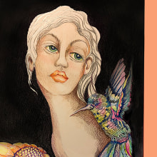 Mi Proyecto del curso: Retrato creativo en claroscuro con lápiz. Un proyecto de Dibujo de Retrato de Beatrix Prieto - 18.08.2020