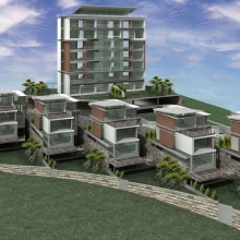 04. 509, Residential Complex. Un proyecto de Arquitectura y Modelado 3D de Manuel Carballo - 18.08.2020