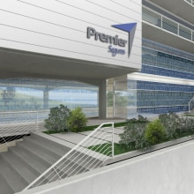 05. Back Office Building. Un proyecto de 3D, Arquitectura y Modelado 3D de Manuel Carballo - 18.08.2020