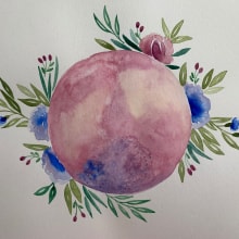 My project in Modern Watercolor Techniques course. Un proyecto de Diseño gráfico y Pintura a la acuarela de Anna Perekhodko - 15.06.2020