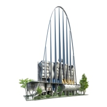 07. Tower in Gothic Quarter: Bohemian Hostel for Backpackers Competition. Un proyecto de 3D, Arquitectura y Modelado 3D de Manuel Carballo - 19.08.2020