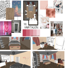 Mi Habitación de ensueño: Rosa y blanco. Un proyecto de Diseño de interiores de Patricia Fuentes - 23.08.2020