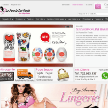 sex shop online. Web Design project by Joan Riverola - 08.25.2020