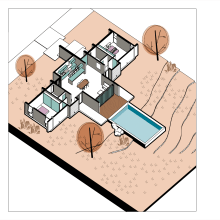 Mi Proyecto del curso: Ilustración digital de proyectos arquitectónicos. Architecture project by Camila Azaña - 08.27.2020