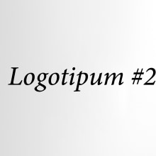 Logotipum #2. Un projet de Création de logos de gabriel leon jimenez - 28.08.2020