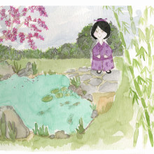 Mi Proyecto del curso: Ilustración en acuarela con influencia japonesa. Un proyecto de Ilustración tradicional e Ilustración infantil de Belén Aula Carmona - 29.08.2020