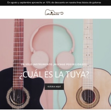La purepecha, tienda de guitarras artesanales. Un proyecto de e-commerce de Maria Cervantes - 30.08.2020