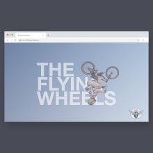 The Flying Wheels Website. Web Design, e Desenvolvimento Web projeto de Juan de Vallejo Marijuán - 02.09.2020